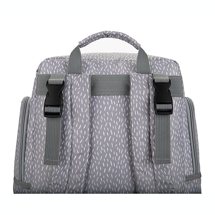 slide 9 of 10, Bananafish Logan Backpack Diaper Bag - Grey, 1 ct