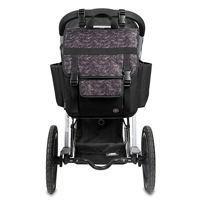 slide 10 of 10, Jeep Adventurers Unlimited Diaper Backpack - Black/Grey, 1 ct