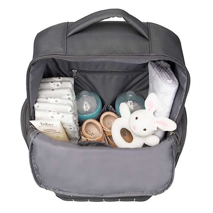 slide 6 of 12, Jeep Adventurers Scout Diaper Backpack - Grey/Blue, 1 ct