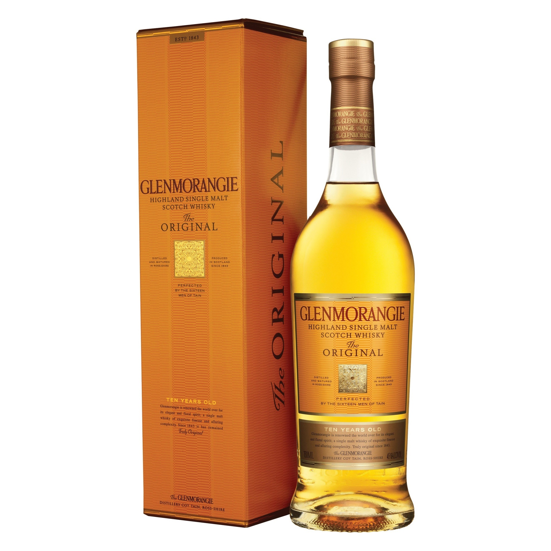 slide 1 of 9, Glenmorangie Original Highlands Single Malt Scotch Whisky Bottle, 750 ml