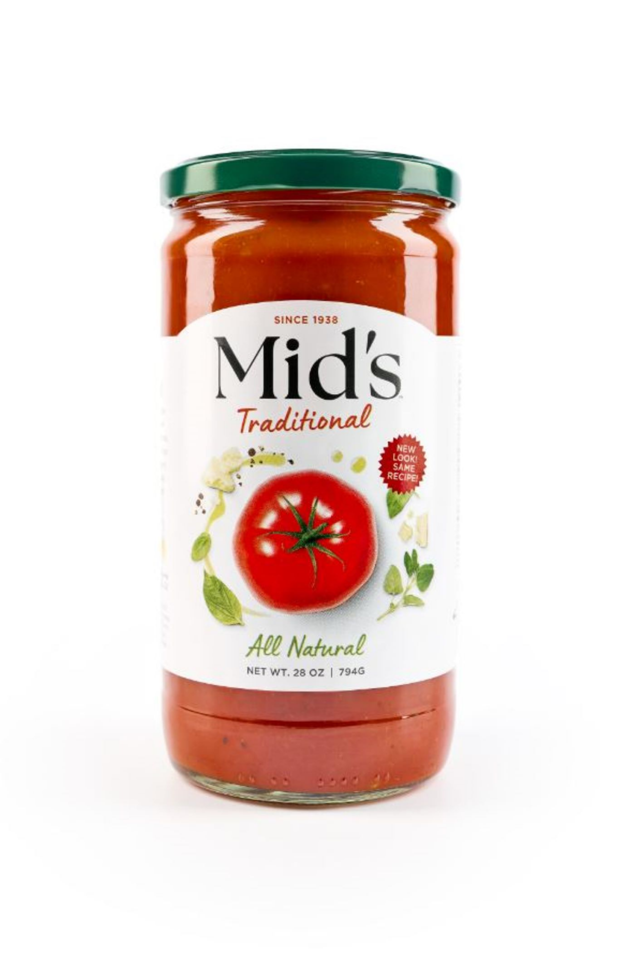 slide 1 of 2, Mid's Traditional Pasta Sauce 28 oz, 28 oz
