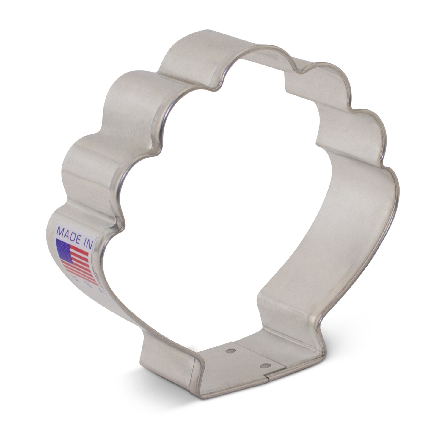 slide 1 of 1, Ann Clark Shell Cookie Cutter, 3.5 in