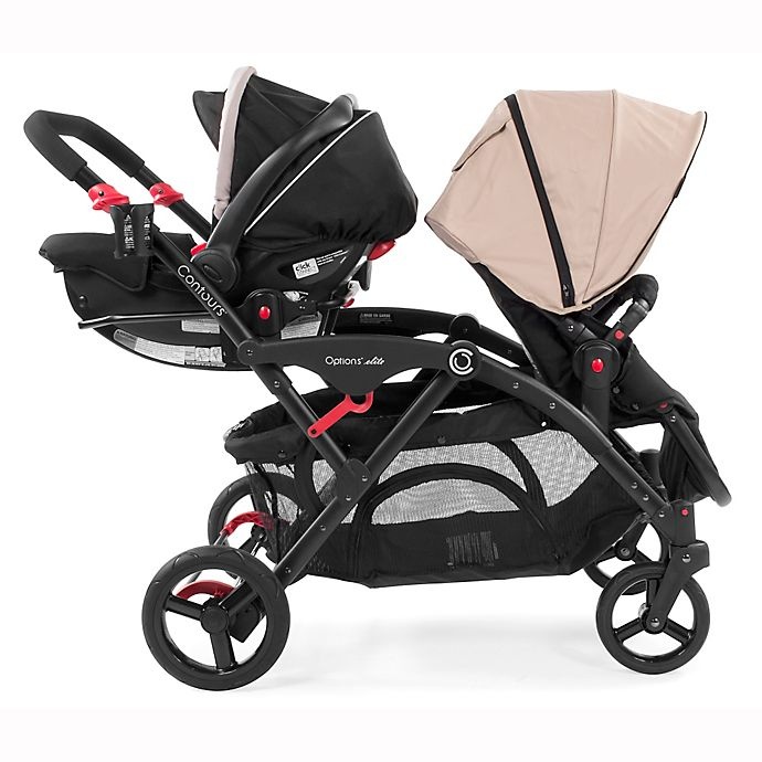 Contours Options Tandem Stroller Adaptor for Chicco Keyfit Infant Car ...