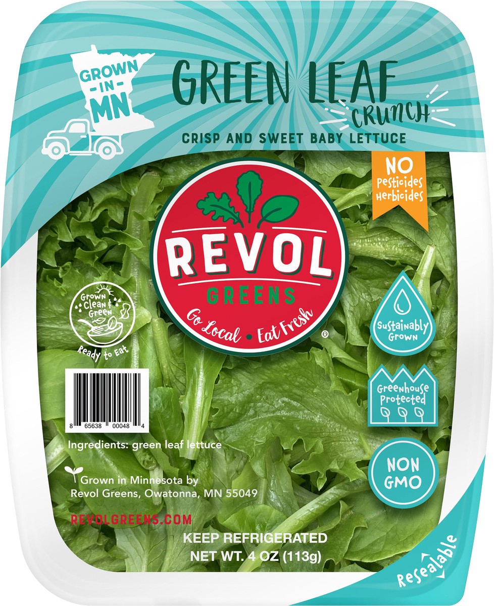 slide 2 of 2, Revol Greens Green Leaf Crunch, 4.5 oz