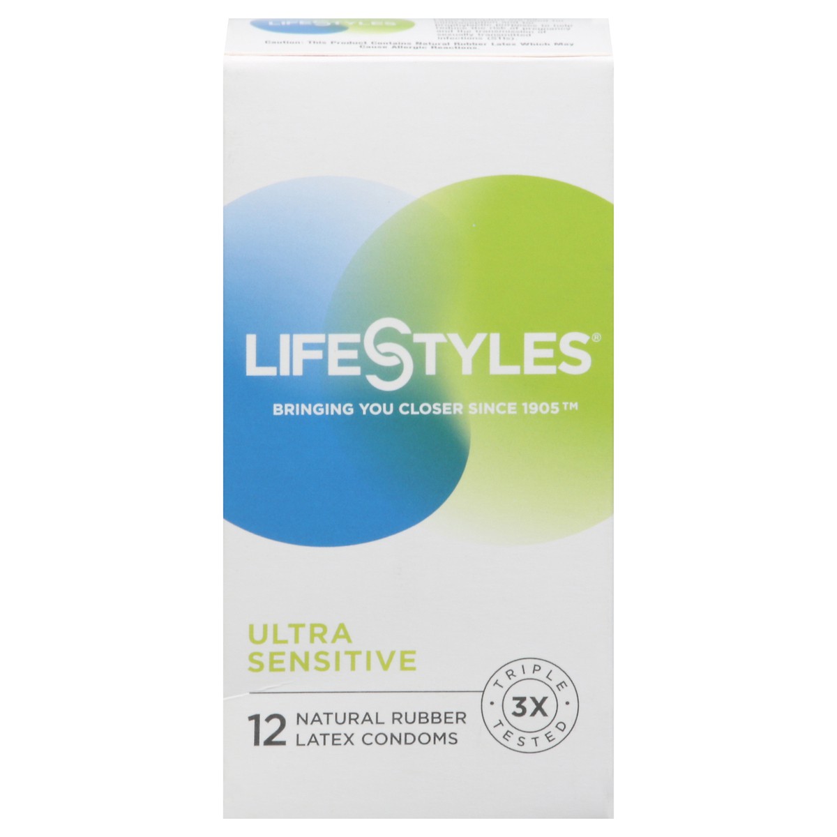 slide 7 of 10, LifeStyles Ultra Sensitive Natural Rubber Latex Condoms 12 ea, 12 ct