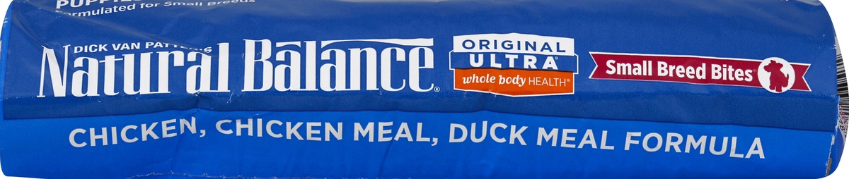 slide 4 of 6, Natural Balance Small Breed Bites Original Ultra Whole Body Health Chicken, Chicken Meal, Duck Meal Dog Food, 12 lb