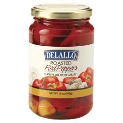 DeLallo Roasted Red Peppers With Garlic