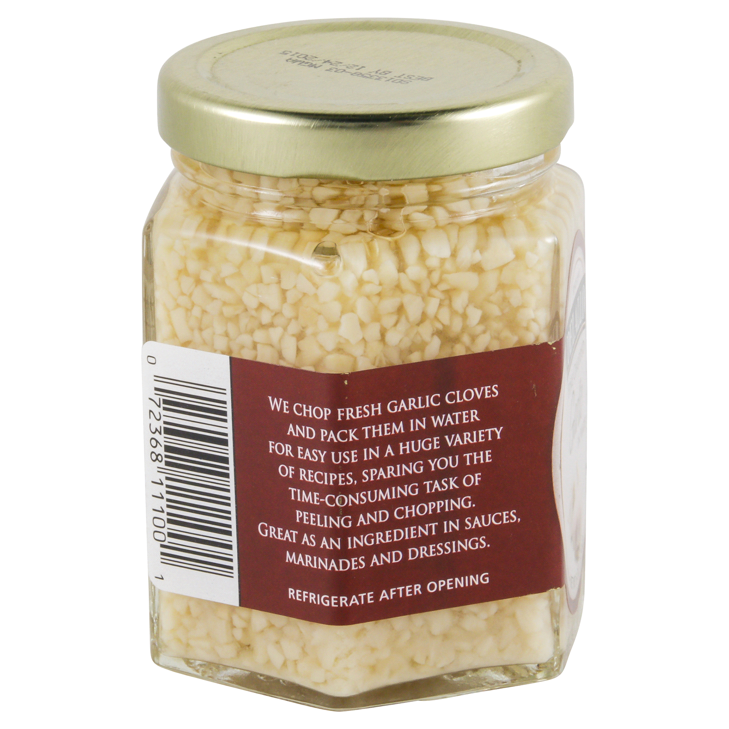 slide 2 of 3, Fine Chopped Garlic Water, 6 oz