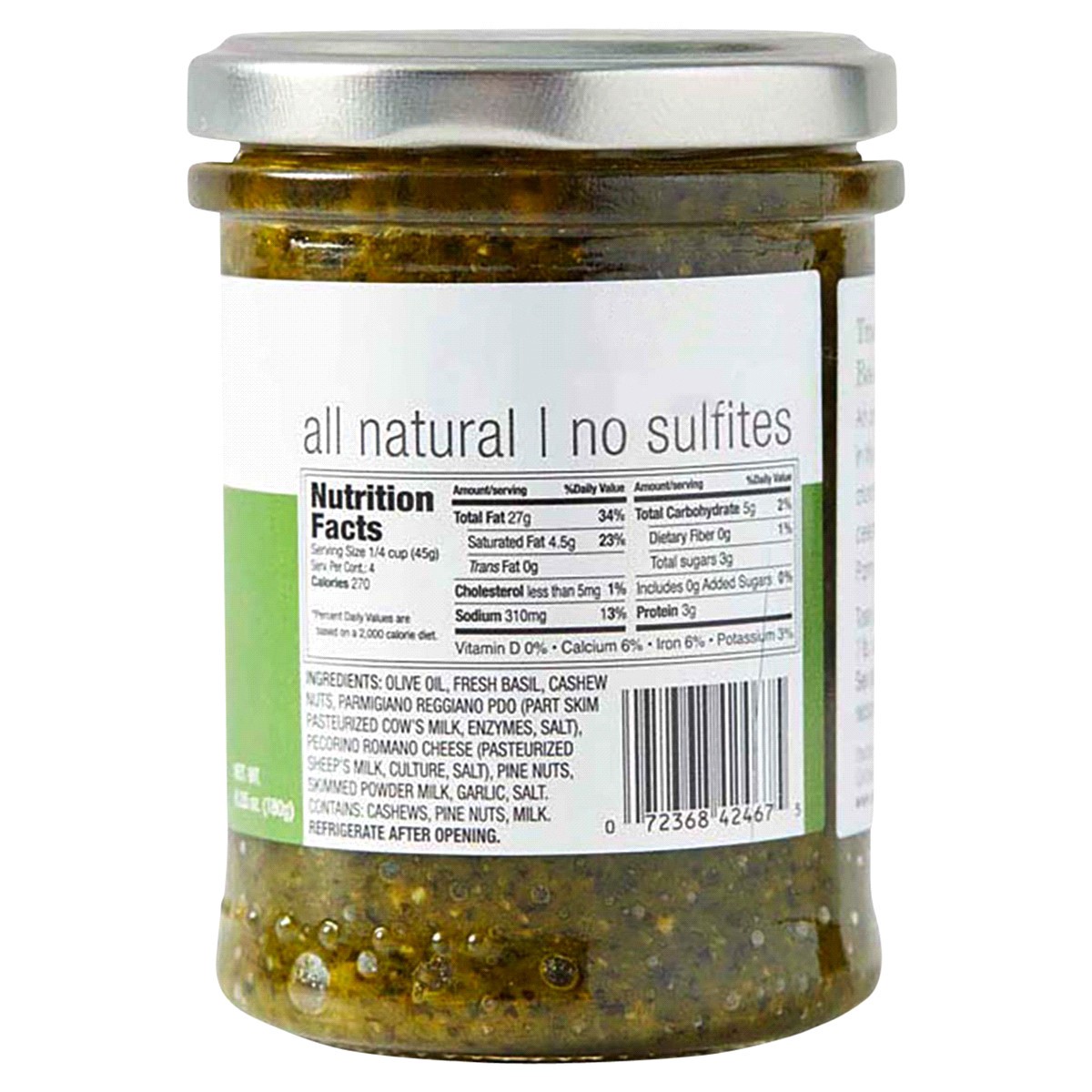 slide 2 of 2, DeLallo Traditional Basil Simply Pesto 6.35 oz, 6.35 oz