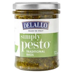 DeLallo Traditional Basil Simply Pesto 6.35 oz