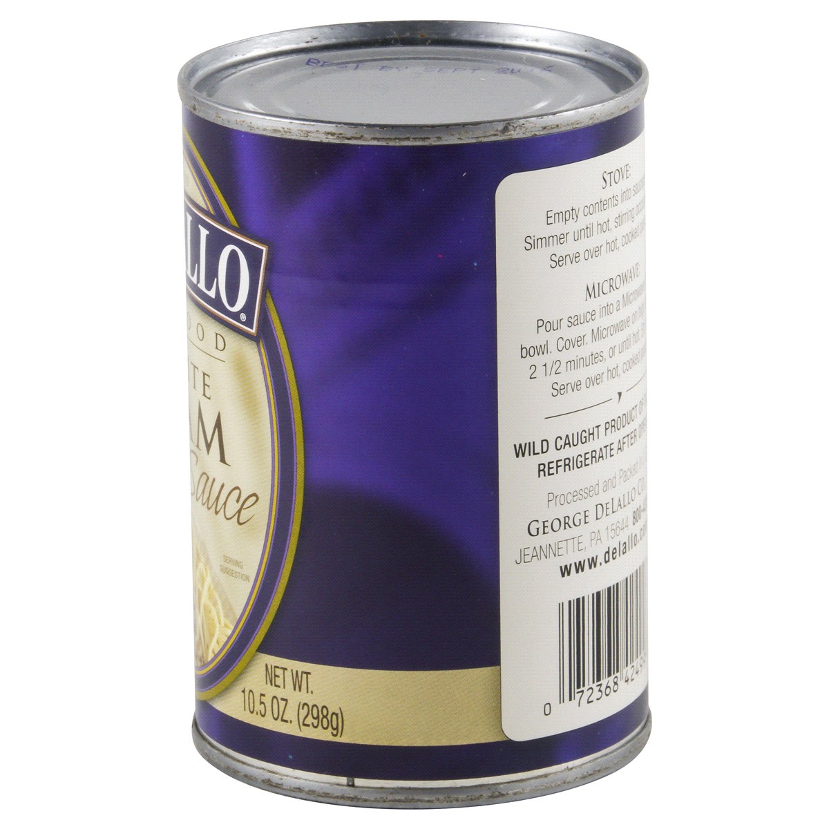slide 4 of 4, DeLallo White Clam Sauce, 10.5 oz