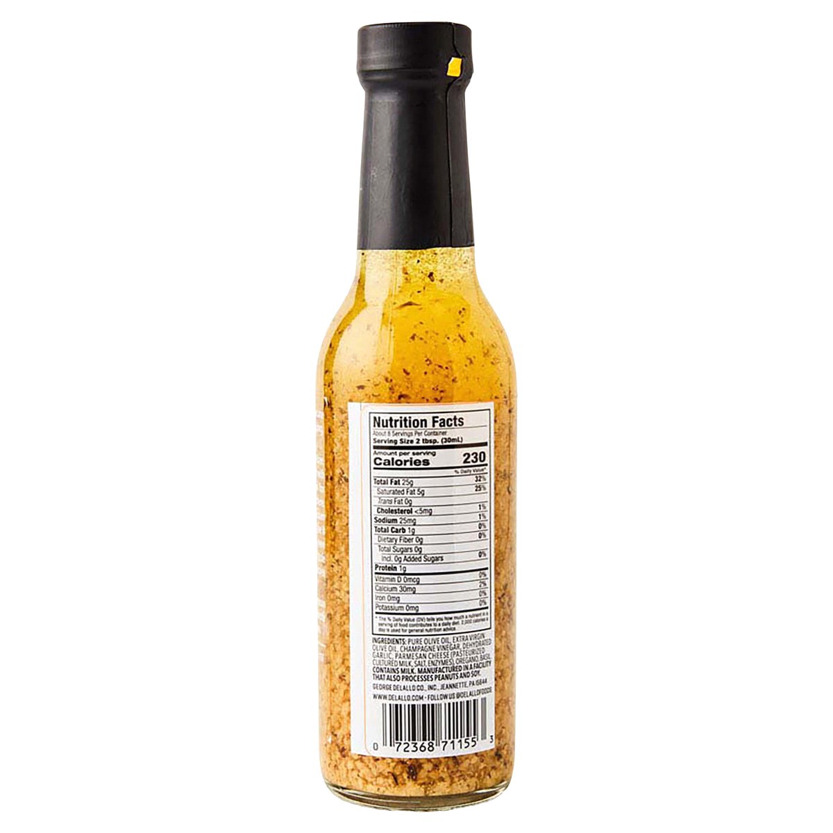 slide 2 of 2, DeLallo Garlic & Parmesan Dipping & Drizzling Oil, 8 oz