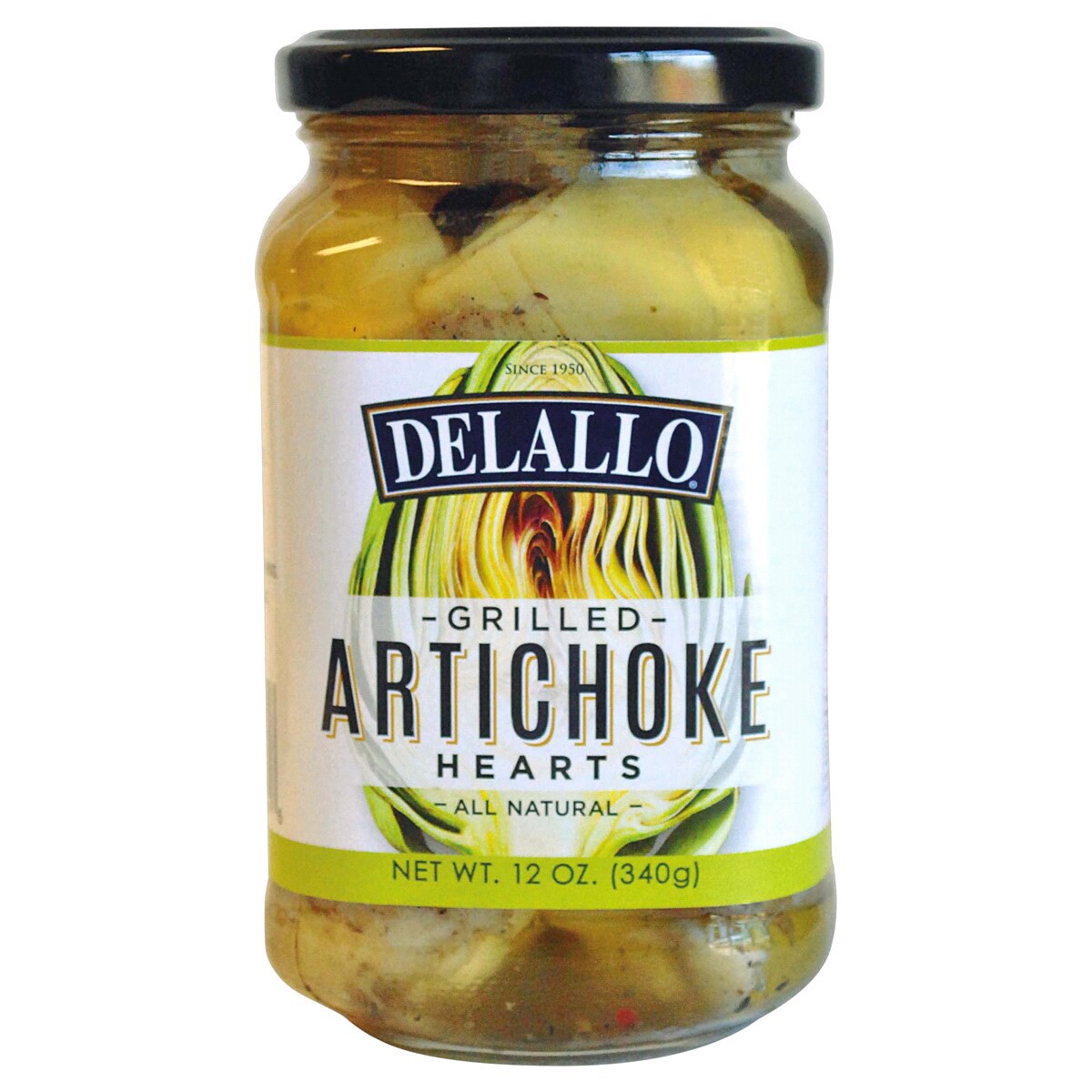slide 1 of 1, DeLallo Grilled Artichokes Halves, 12 oz