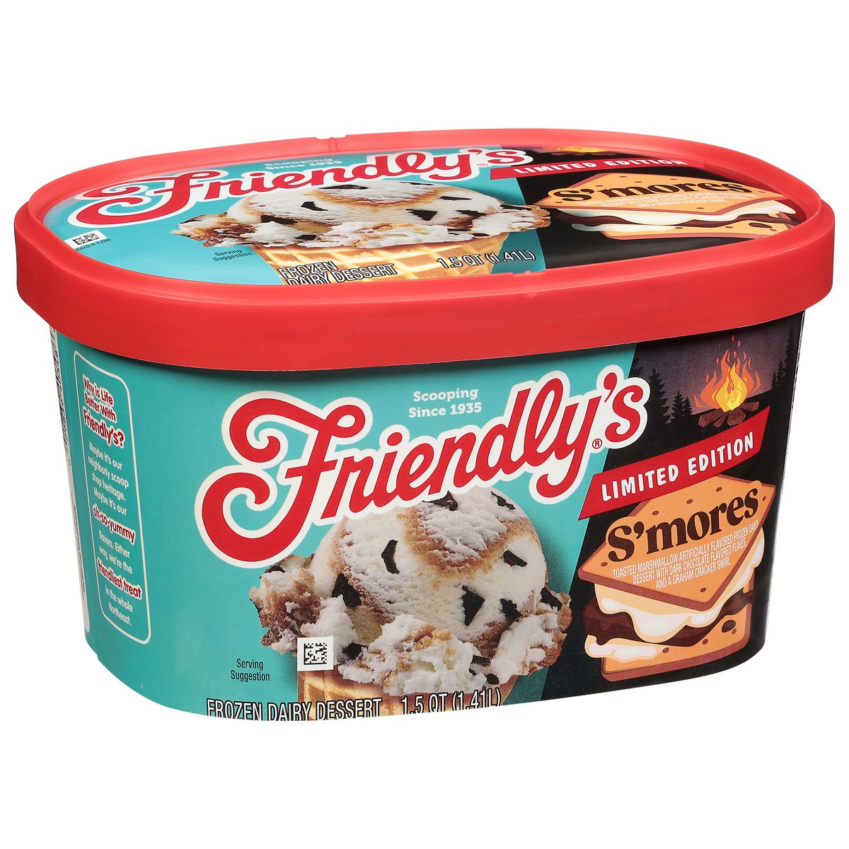 slide 9 of 9, Friendly's Limited Edition Peppermint Stick Ice Cream, 1.5 qt