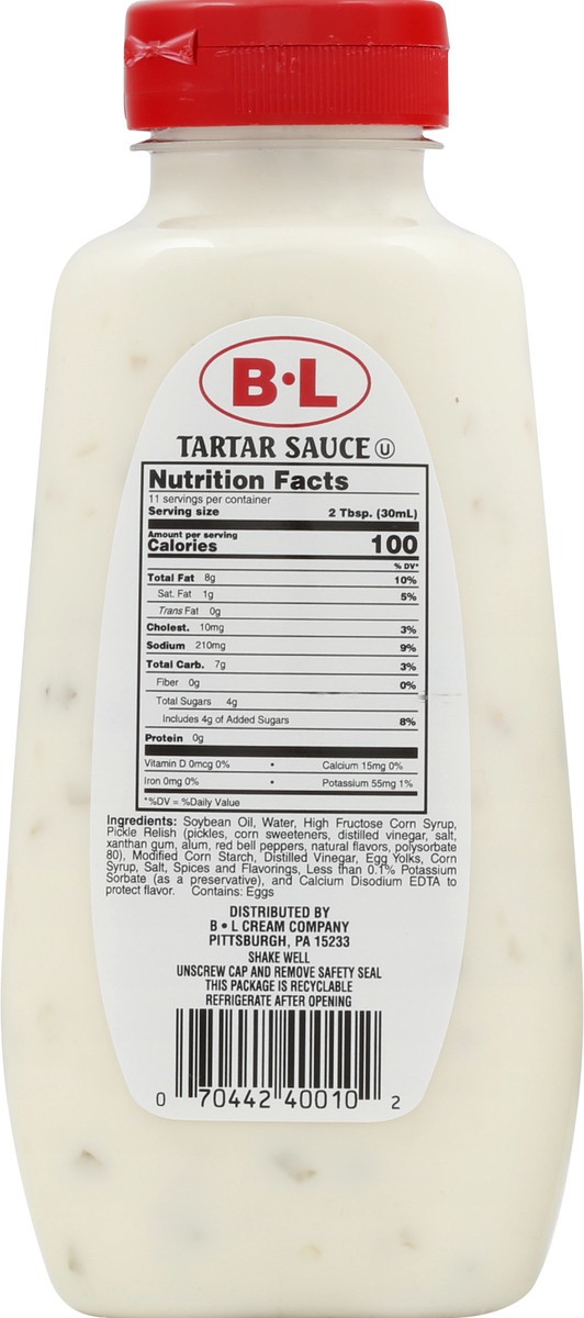 slide 8 of 13, BL B*L Tartar Sauce, 9 oz