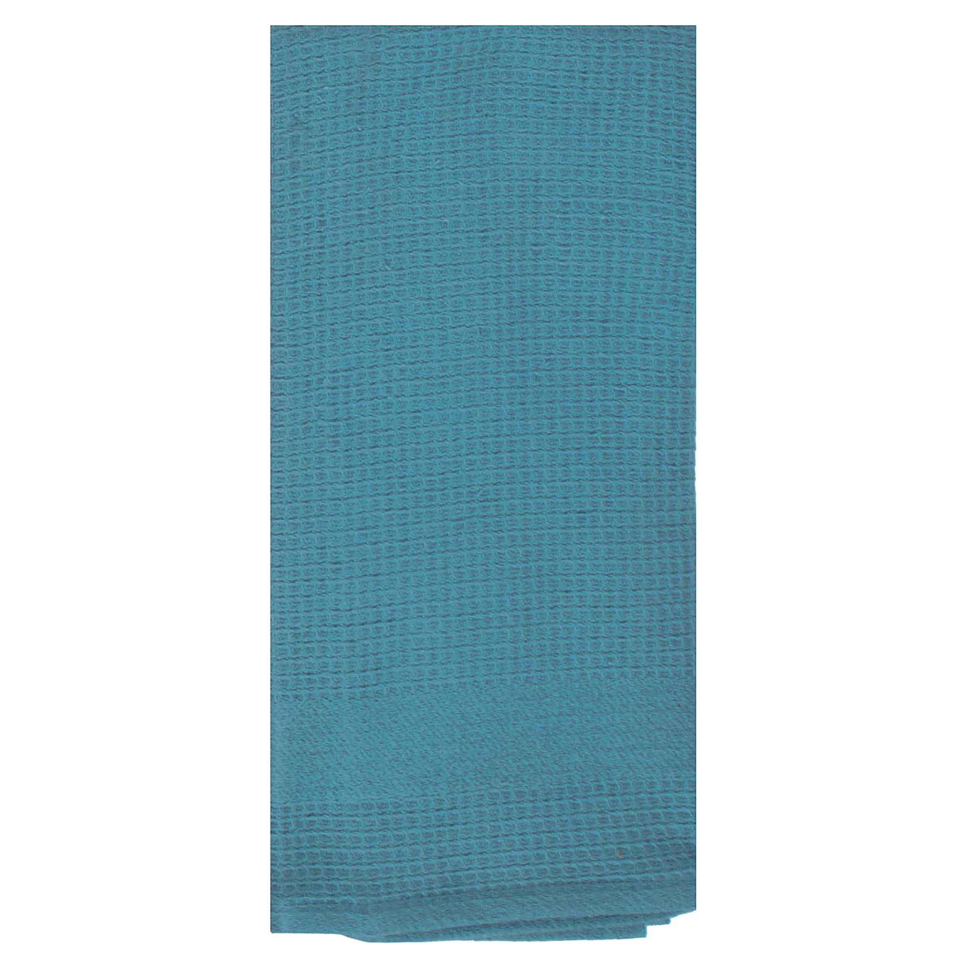 slide 1 of 1, Aqua Haze Waffle Towel, 1 ct