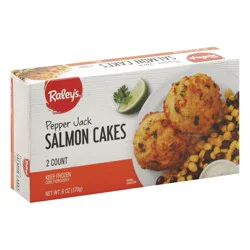 Raley's Pepper Jack Salmon Cake 6 Oz