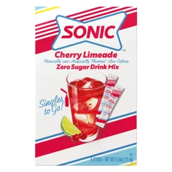 Sonic Zero Sugar Cherry Limeade Drink Mix 6 ea