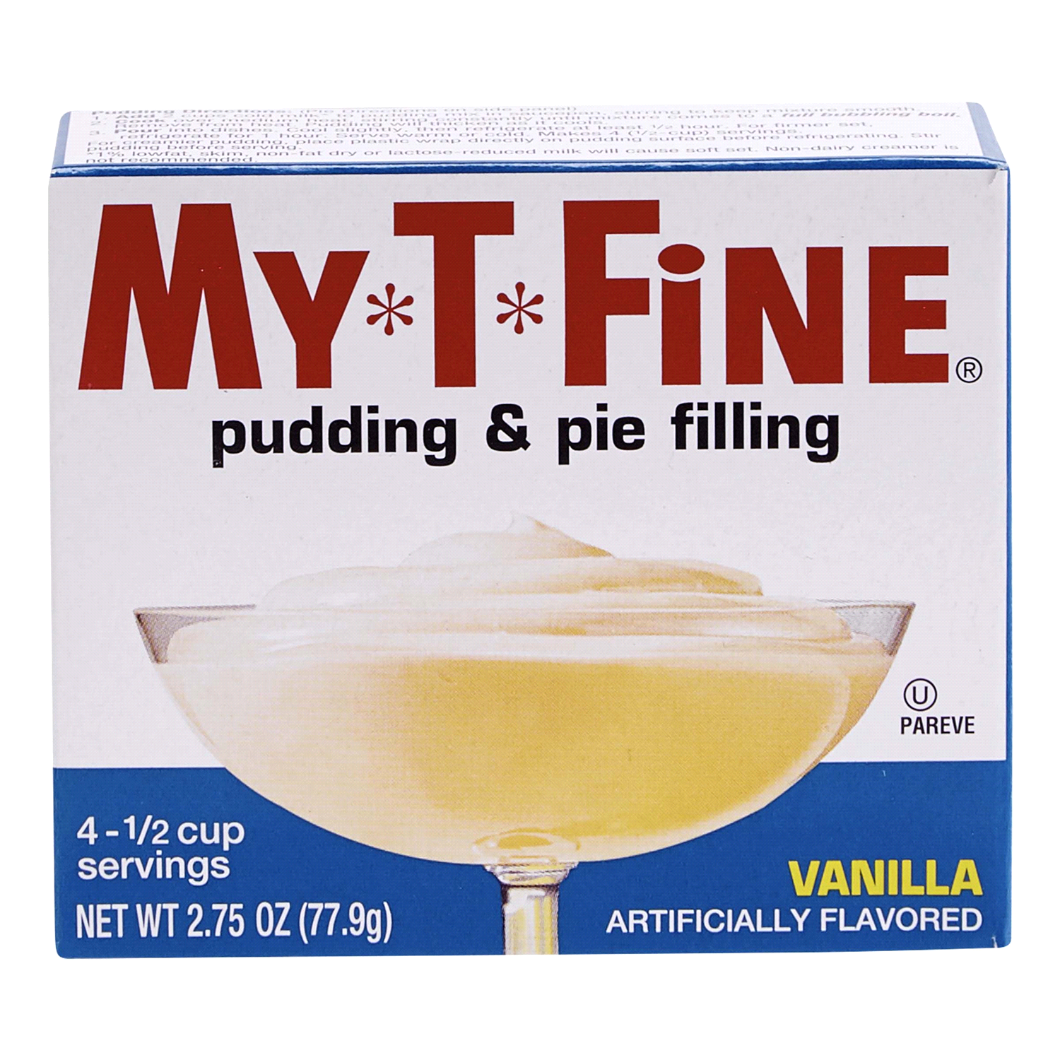 slide 1 of 2, My-T-Fine Vanilla Pudding & Pie Filling, 2.75 oz