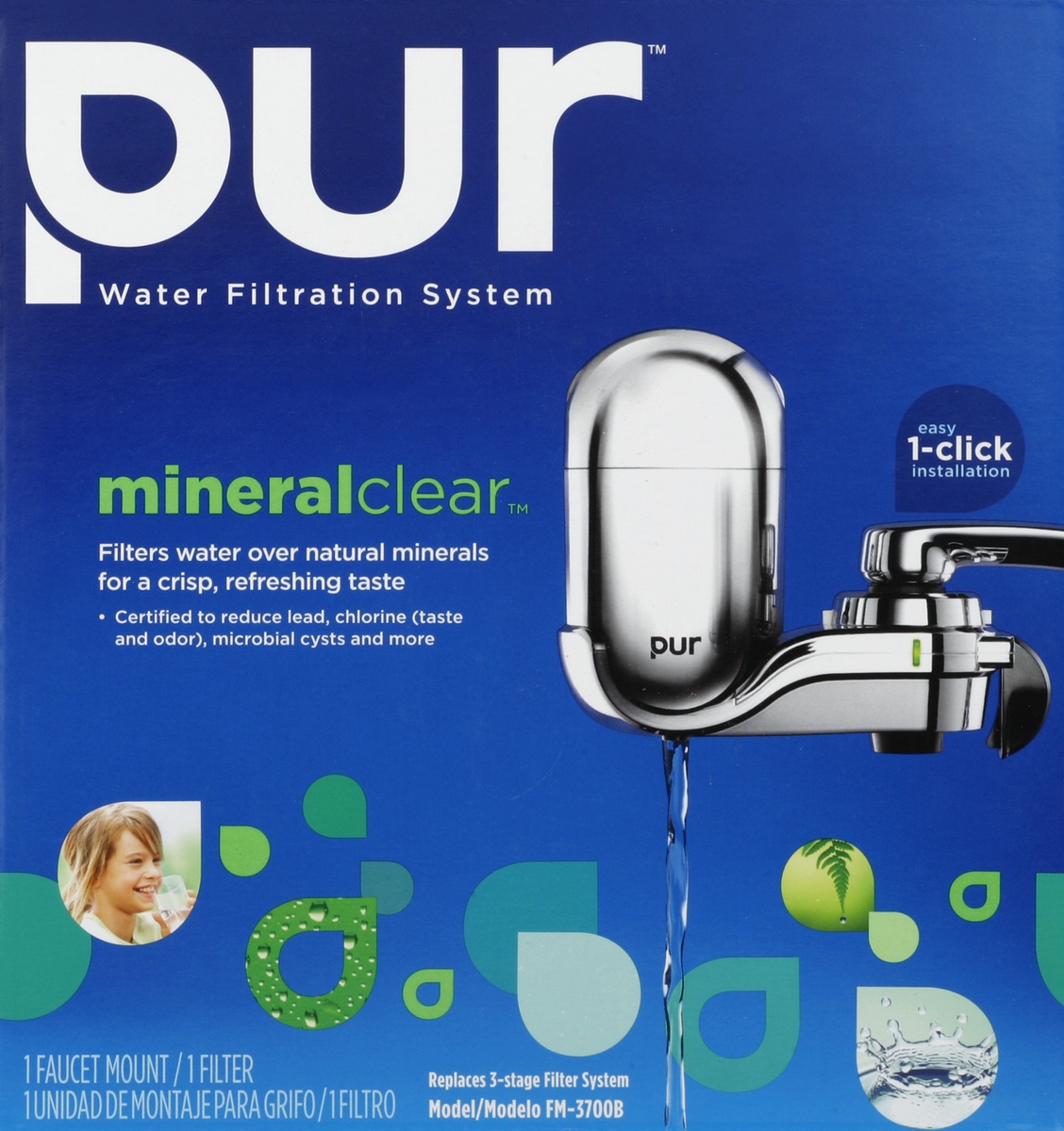 slide 4 of 4, PUR Water Filtration System, 1 ct
