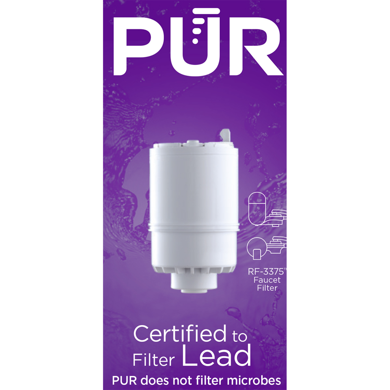 slide 1 of 4, PUR Basic 2-Stage Replacement Water Filter - White, 5 qt