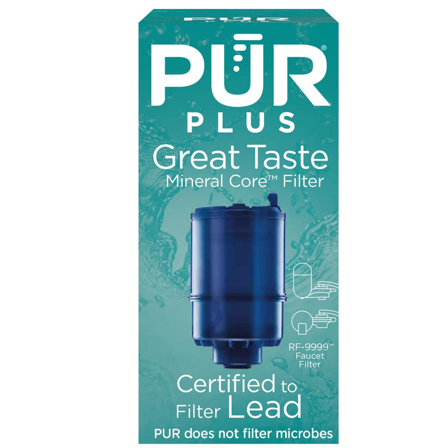 slide 1 of 3, PUR Plus Mineral Core Faucet Filter 1 ea, 1 ct