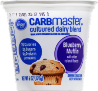 slide 1 of 1, Kroger Carbmaster Blueberry Muffin Cultured Dairy Blend, 6 oz