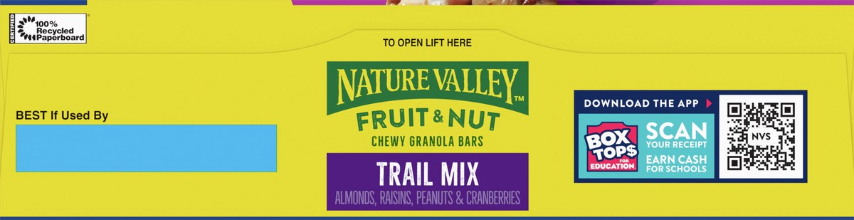 slide 5 of 8, Nature Valley Chewy Fruit and Nut Granola Bars, Trail Mix, 1.2 oz, 15 ct, 15 ct