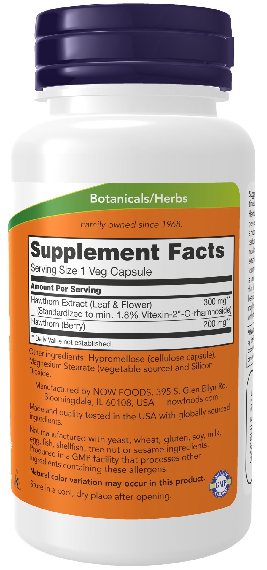 slide 4 of 4, NOW Hawthorn Extract 300 mg - 90 Veg Capsules, 90 ct