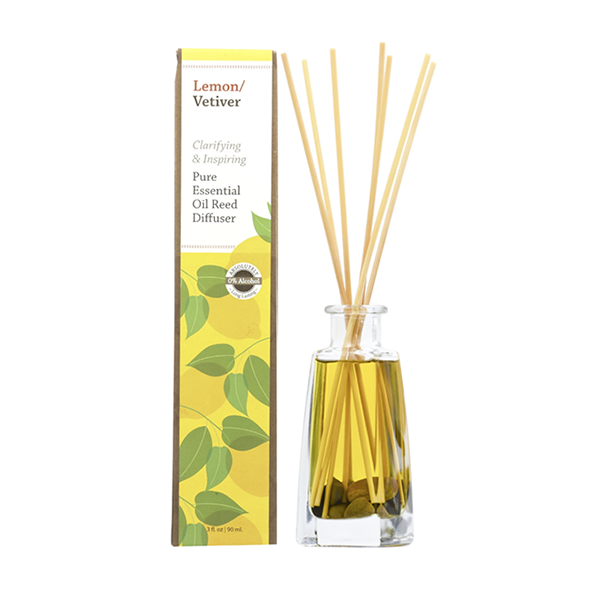 slide 1 of 1, Sunleaf Lemon Vetiver Essential Oil Reed Diffuser, 1 ct