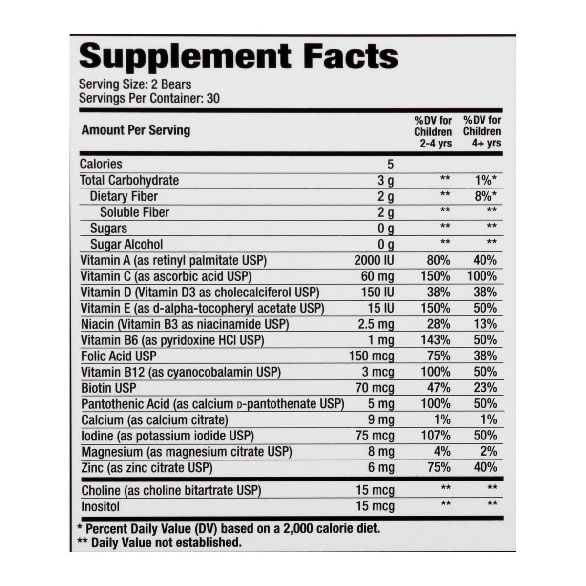 slide 7 of 13, Yummi Bears Vitamins 60 ea, 60 ct