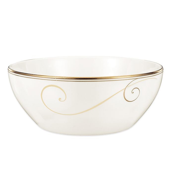 slide 1 of 1, Noritake Golden Wave Small Serving Bowl, 1 ct