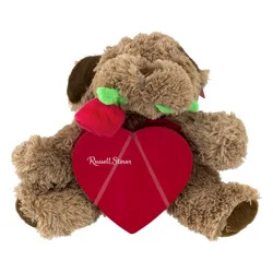 Russell Stover With Assorted Chocolates Coco The Love Pup 3.5 oz