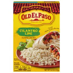 Old El Paso Cilantro Lime Seasoned Rice, Side Dish, 6.2 oz