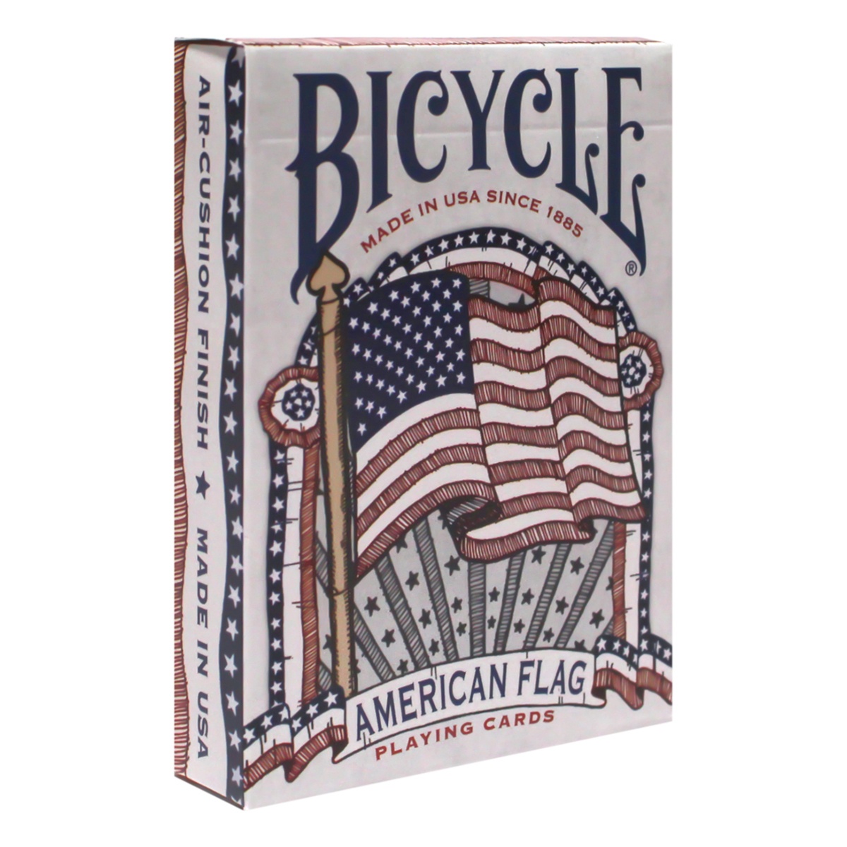 slide 7 of 7, Bicycle Poker Size American Flag Playing Cards 1 ea, 1 ct