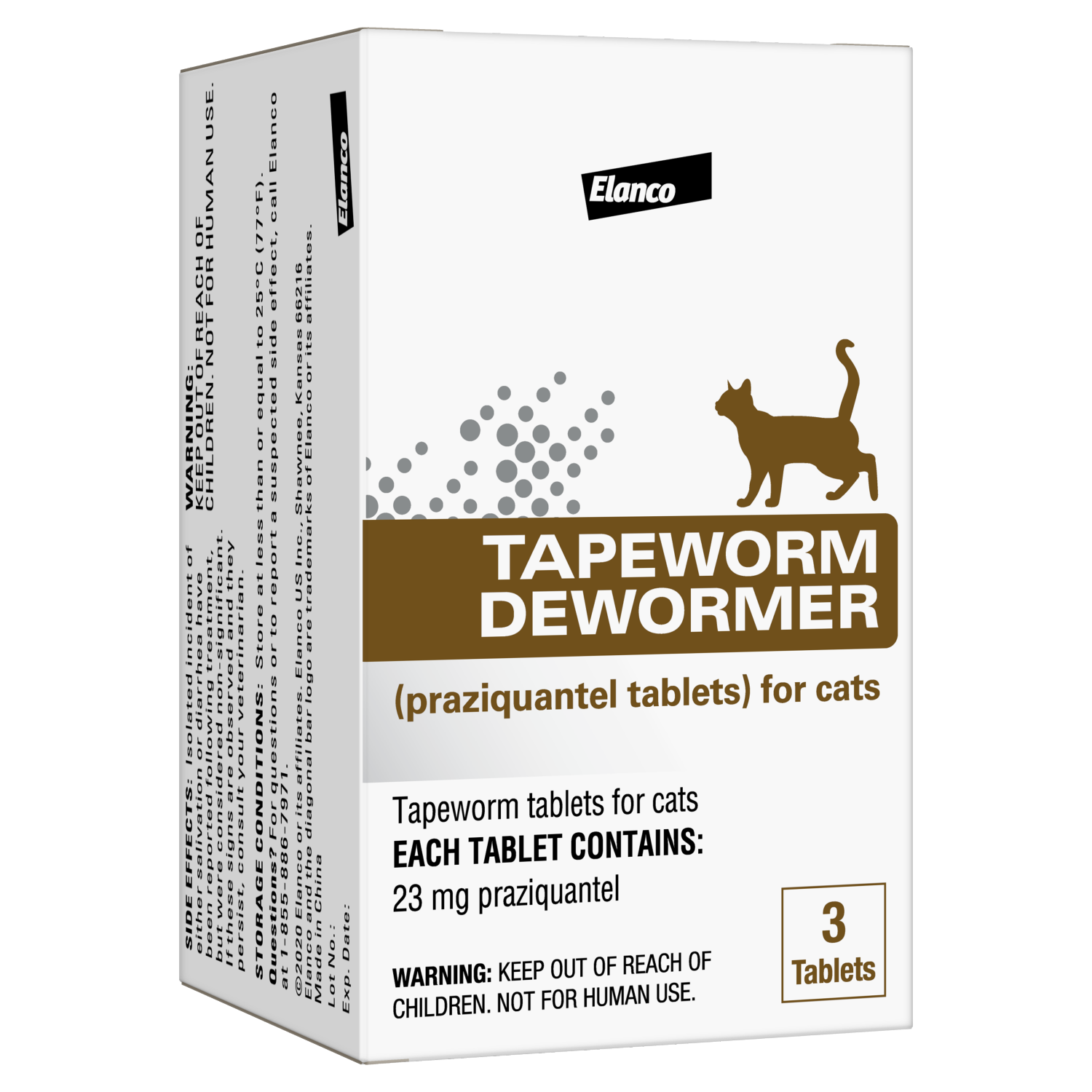 slide 3 of 3, Bayer Cat Tapeworm Dewormer, 3 ct