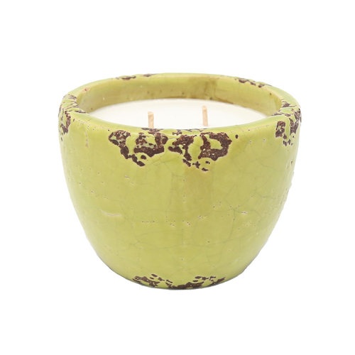 slide 1 of 1, Murphy's Naturals Ceramic Green Candle, 1 ct