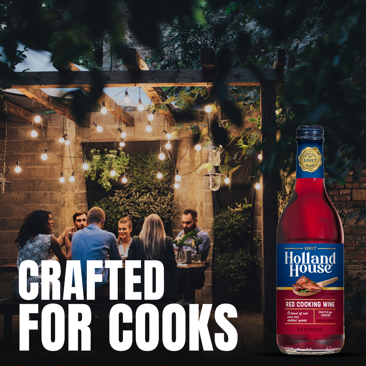 slide 7 of 8, Holland House Red Cooking Wine 16 fl oz, 16 fl oz