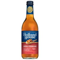Holland House Marsala cooking wine offers a well-rounded, sweet wine taste with a hint of hazelnut. This cooking wine is made with quality ingredients and seasoned to perfection.