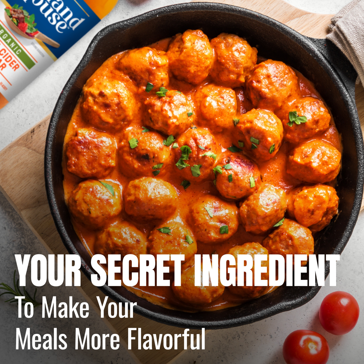 slide 5 of 5, Holland House Organic Apple Cider Vinegar, 16 fl oz