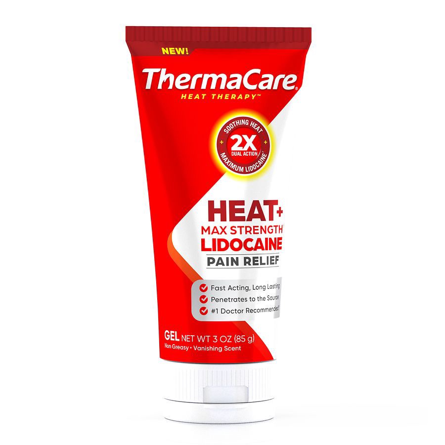 slide 1 of 4, Thermacare Licodaine Gel, 3 oz
