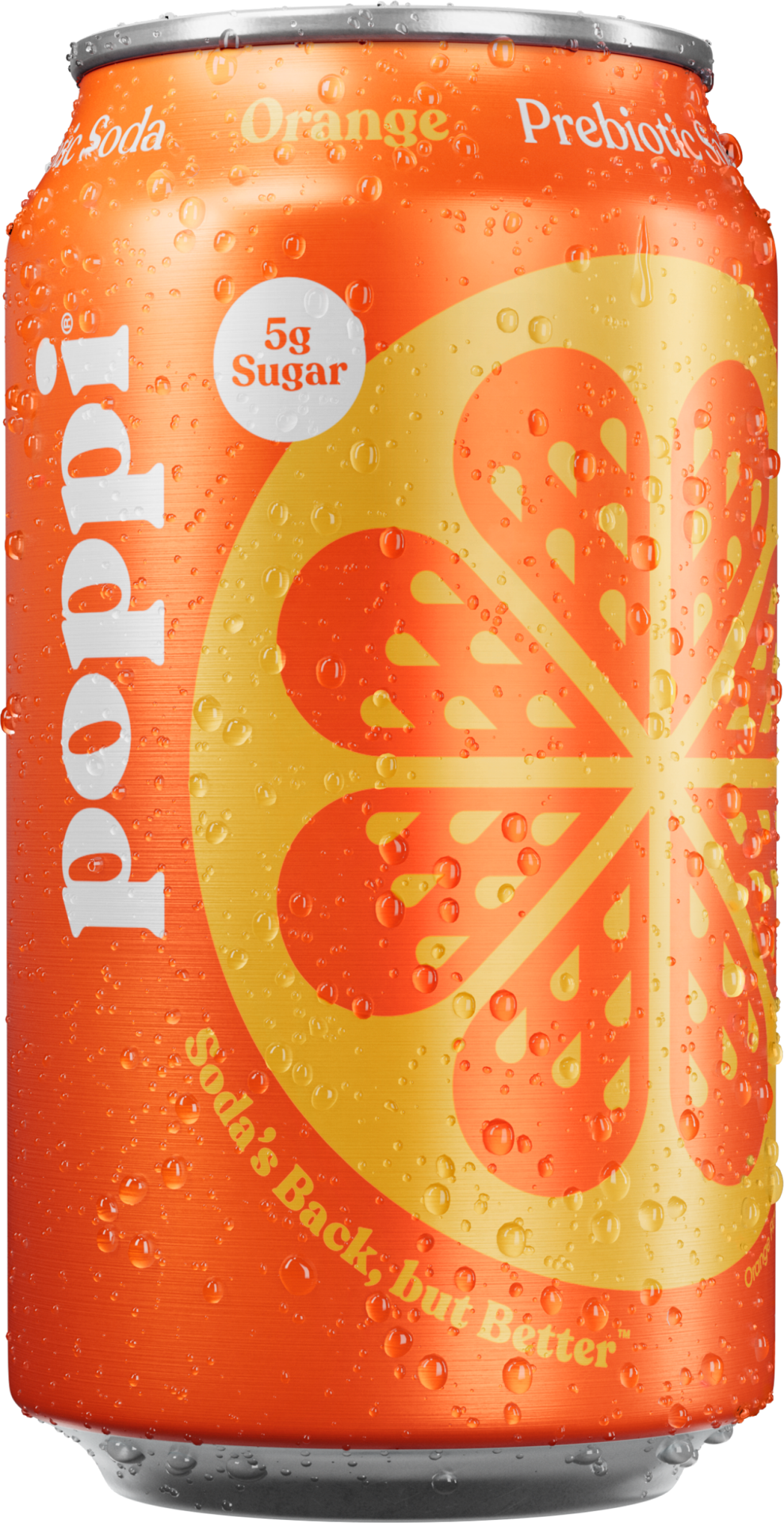 slide 1 of 2, Poppi Orange Soda Can, 12 fl oz