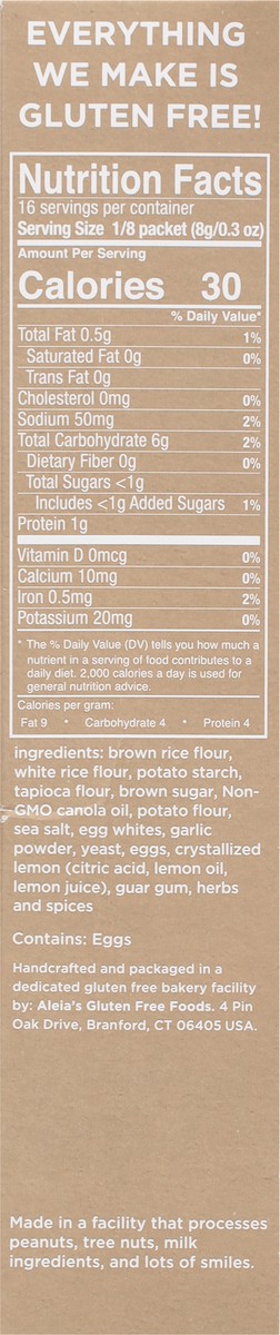slide 6 of 12, Aleia's Lemon Herb Coating for Chicken, Fish, Veggies 2 Pouches, 2 ct; 2.25 oz