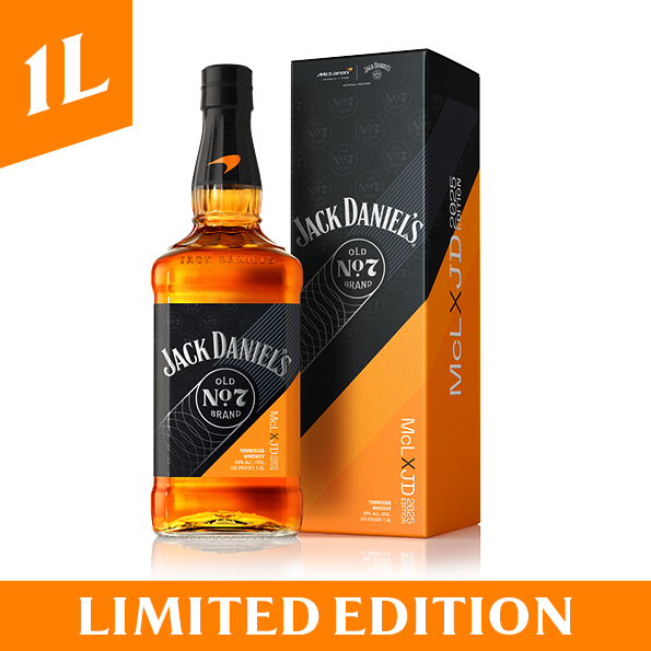 slide 3 of 6, Jack Daniel's Tennessee Whiskey McLaren F1 Racing Team 2025, Edition 3, 1L 86 Proof, 1000 ml