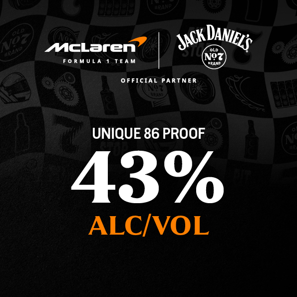slide 5 of 6, Jack Daniel's Tennessee Whiskey McLaren F1 Racing Team 2025, Edition 3, 1L 86 Proof, 1000 ml