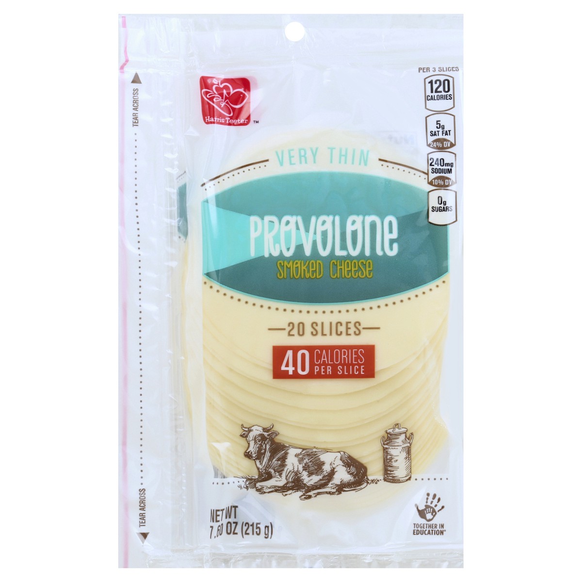 slide 2 of 4, Harris Teeter Natural Slice Provln Thins, 7.6 oz