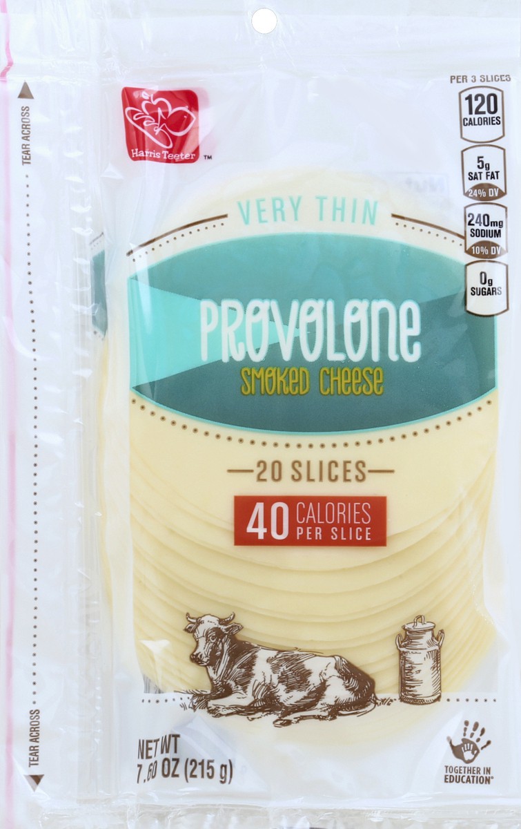 slide 1 of 4, Harris Teeter Natural Slice Provln Thins, 7.6 oz