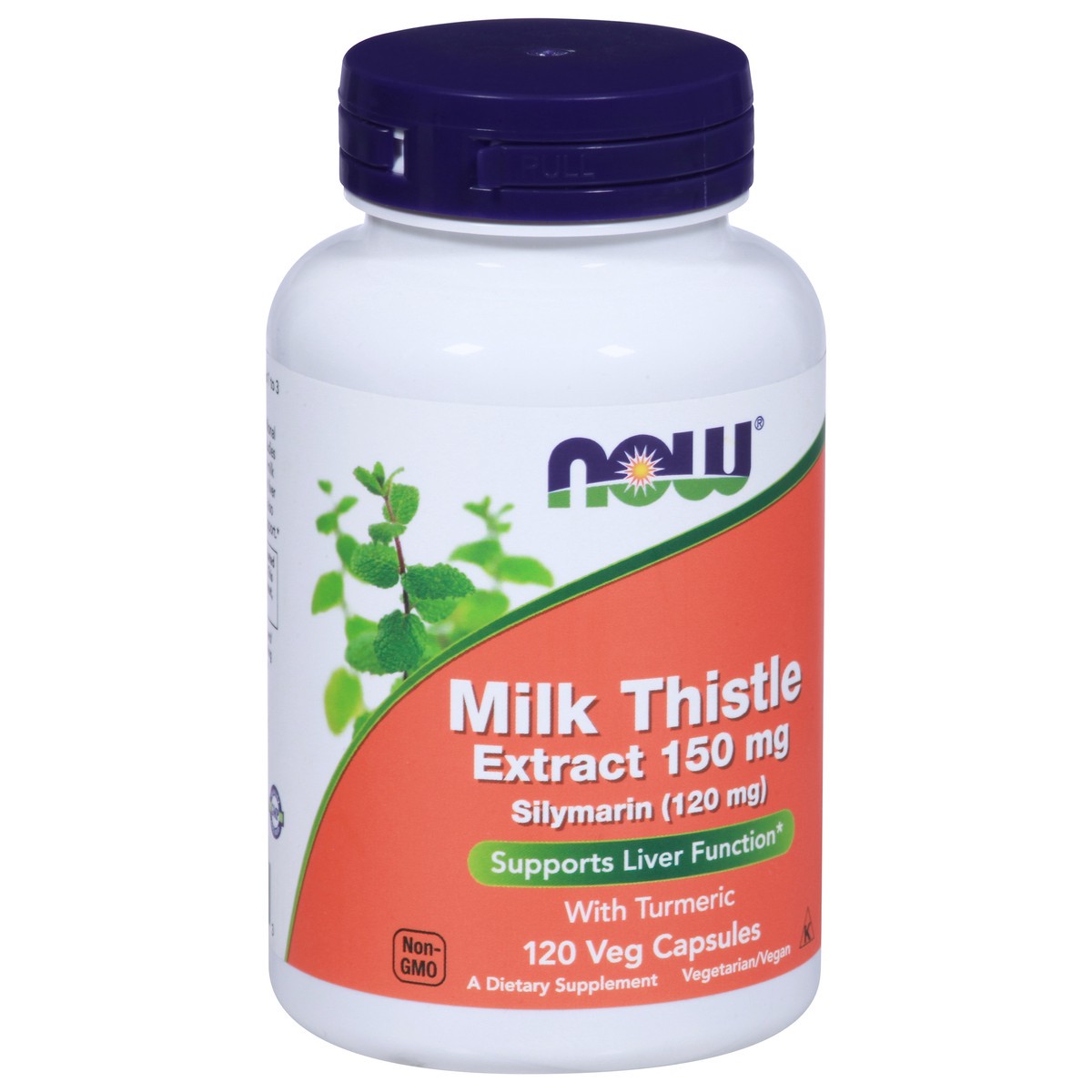 slide 7 of 9, NOW Milk Thistle Extract 150 mg Silymarin (120 mg) - 120 Veg Capsules, 120 ct