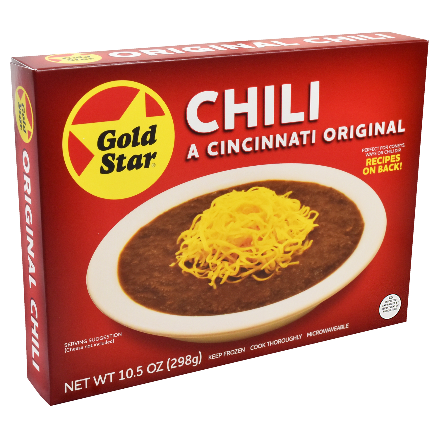 slide 1 of 3, Gold Star Orogonal Chili, 10.5 oz