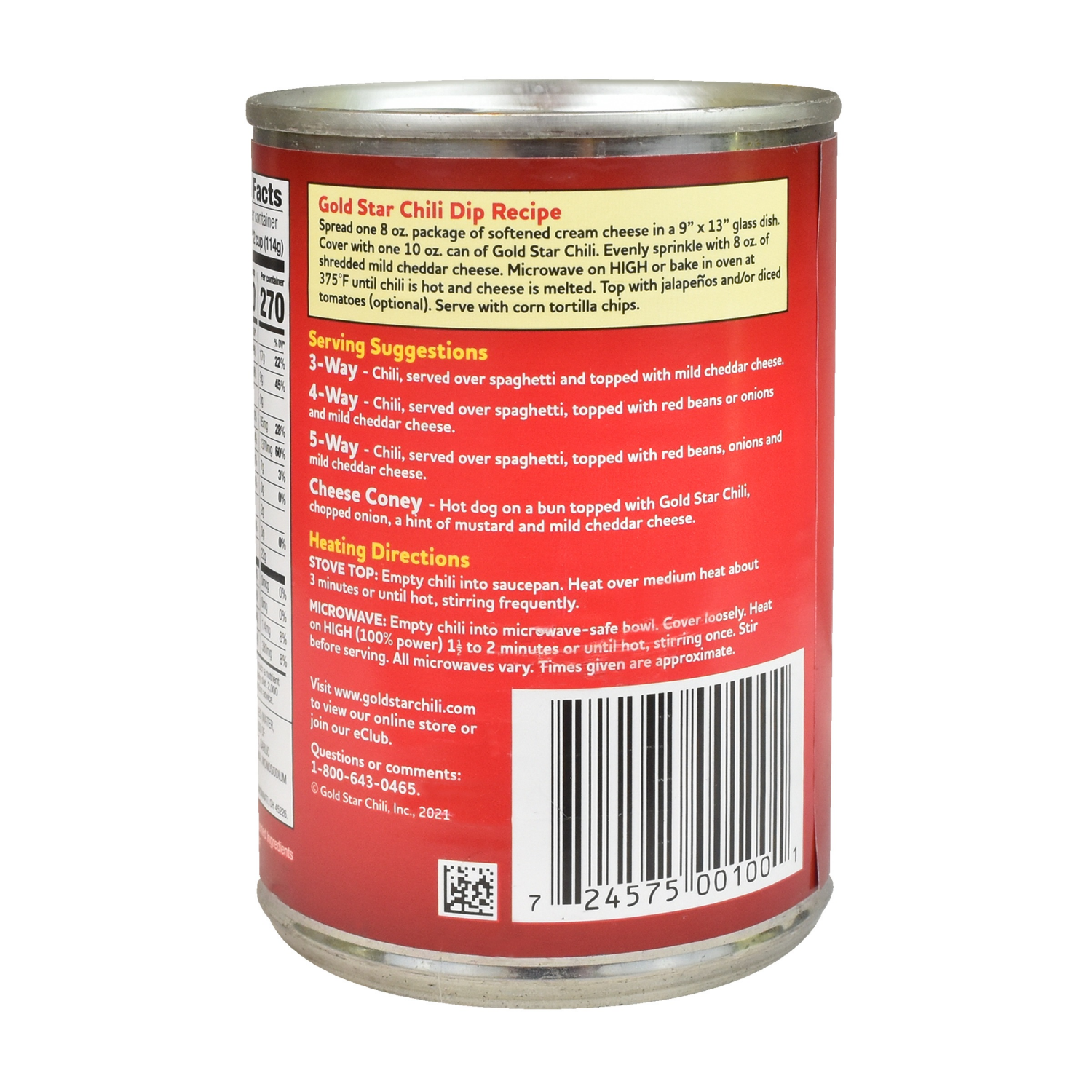 slide 2 of 2, Gold Star Chili, 10 oz